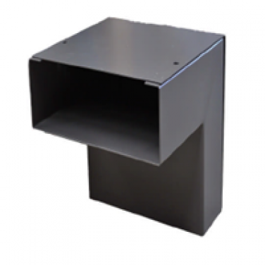 Wall Duct Outside 90° Adapter 24'' x 3.5'' Wall Duct Outside 90° Adapter 24'' x 3.5''